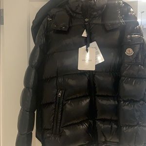 Moncler Men’s Jacket- Maya Guibbotto Black puffer